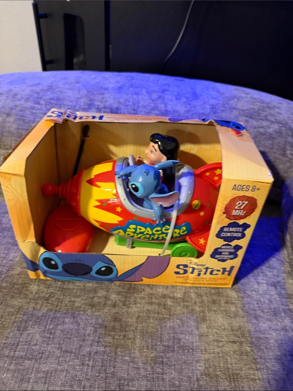 Disney Stitch Remote Control Spaceship w/ Lilo & Stitch – RC Toy – Ages 8+